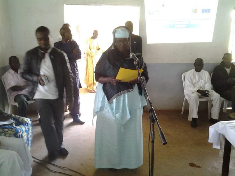 Rencontre communautaire organisée par APROSPEN, juillet 2014